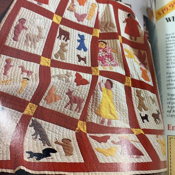 2 Lady's Circle Patchwork Quilts Magazines July & Nov/Dec 1989 Vtg Quilt Pattern - Picture 7 of 9